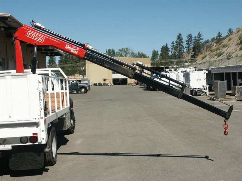 Flat deck truck with tool storage